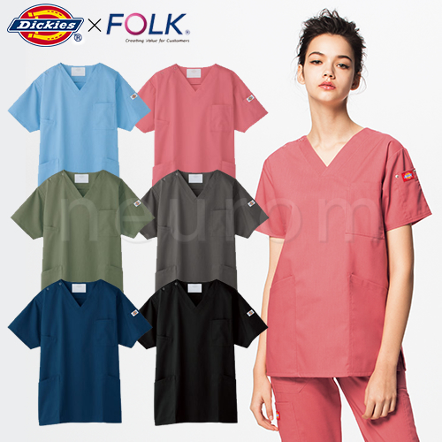 FOLK(フォーク) FOLKxDickies スクラブ 男女兼用 7033SC