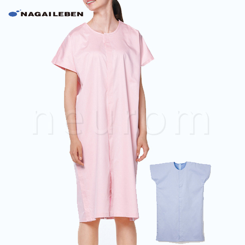 NAGAILEBEN(ナガイレーベン) 患者着 男女兼用 鍼灸ワンピース SG-301