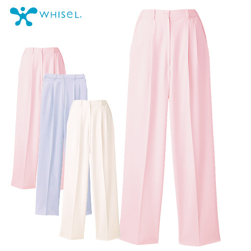 WHISeL(ホワイセル) レディースツータックパンツ(ゆったり)WH10142