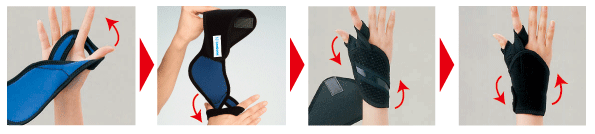 ダイヤ工業リストプロテクター装着方法