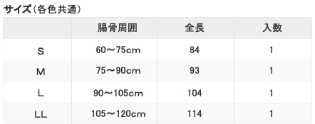 スリムソフト104サイズ