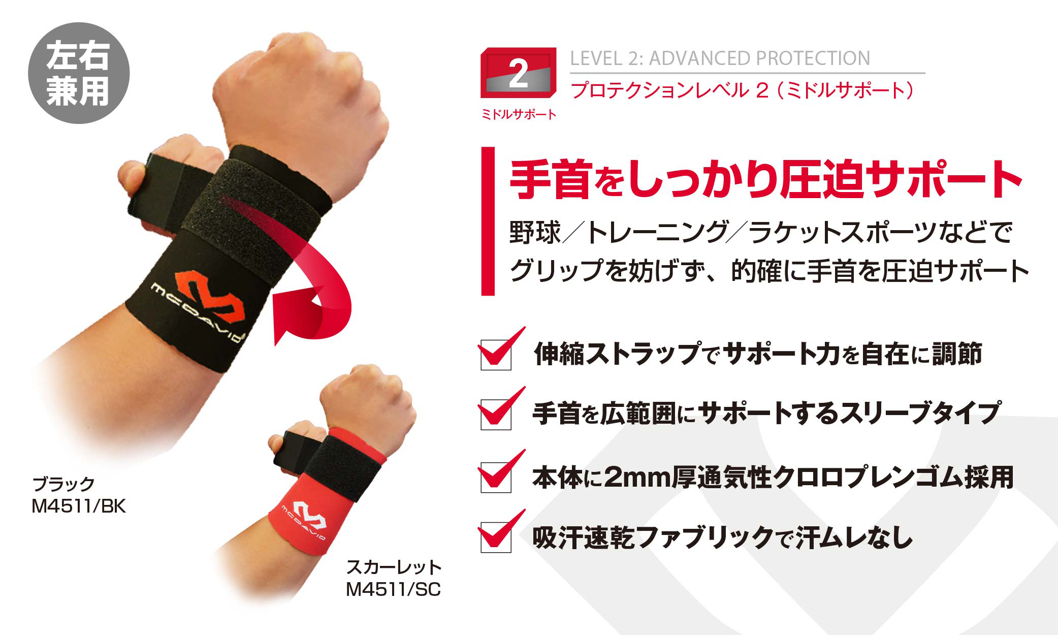 ストラップ リストサポート詳細
