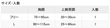 サイズ表