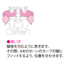 ソルボ楽らく腰ガードの詳細