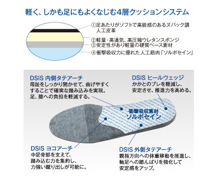 DSISソルボウォーキングエア MEN’Sの詳細